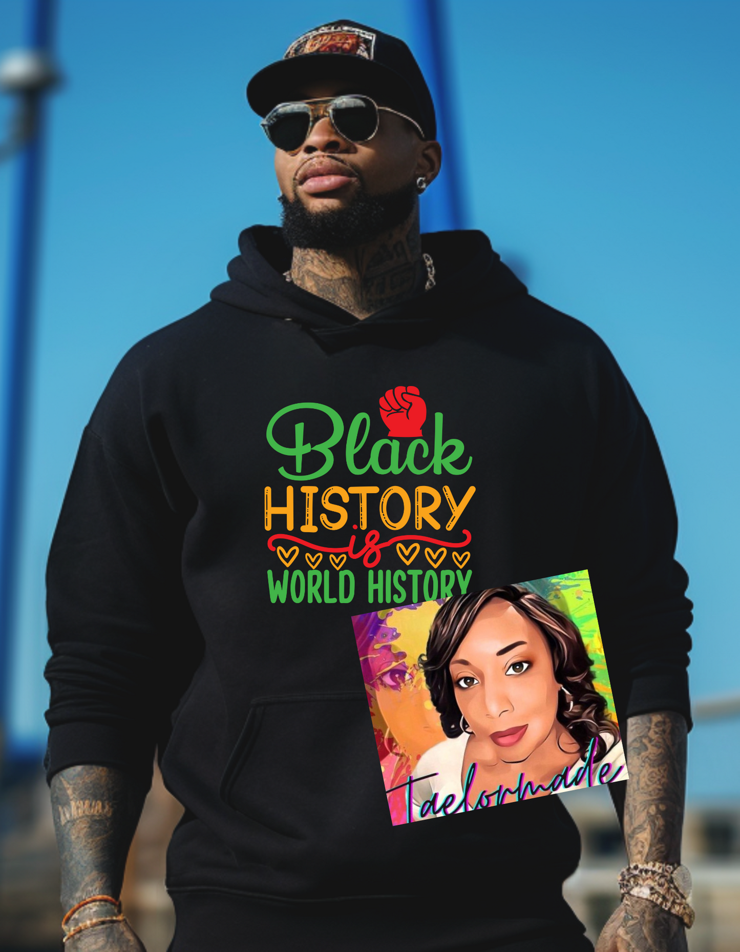 Black History is World History Unisex Hoodie