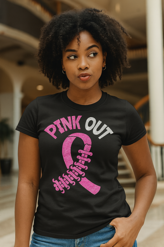 Pink Out Breast Cancer Awareness Shirt - DTF