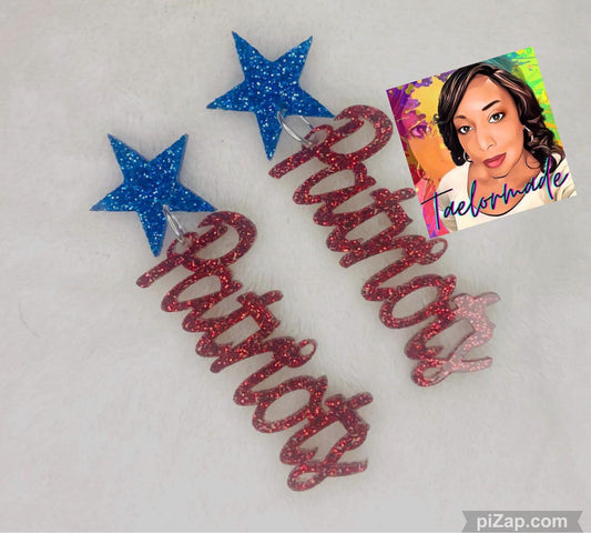 Patriots Earrings