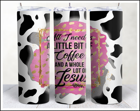 20 oz. Jesus and Coffee Tumbler