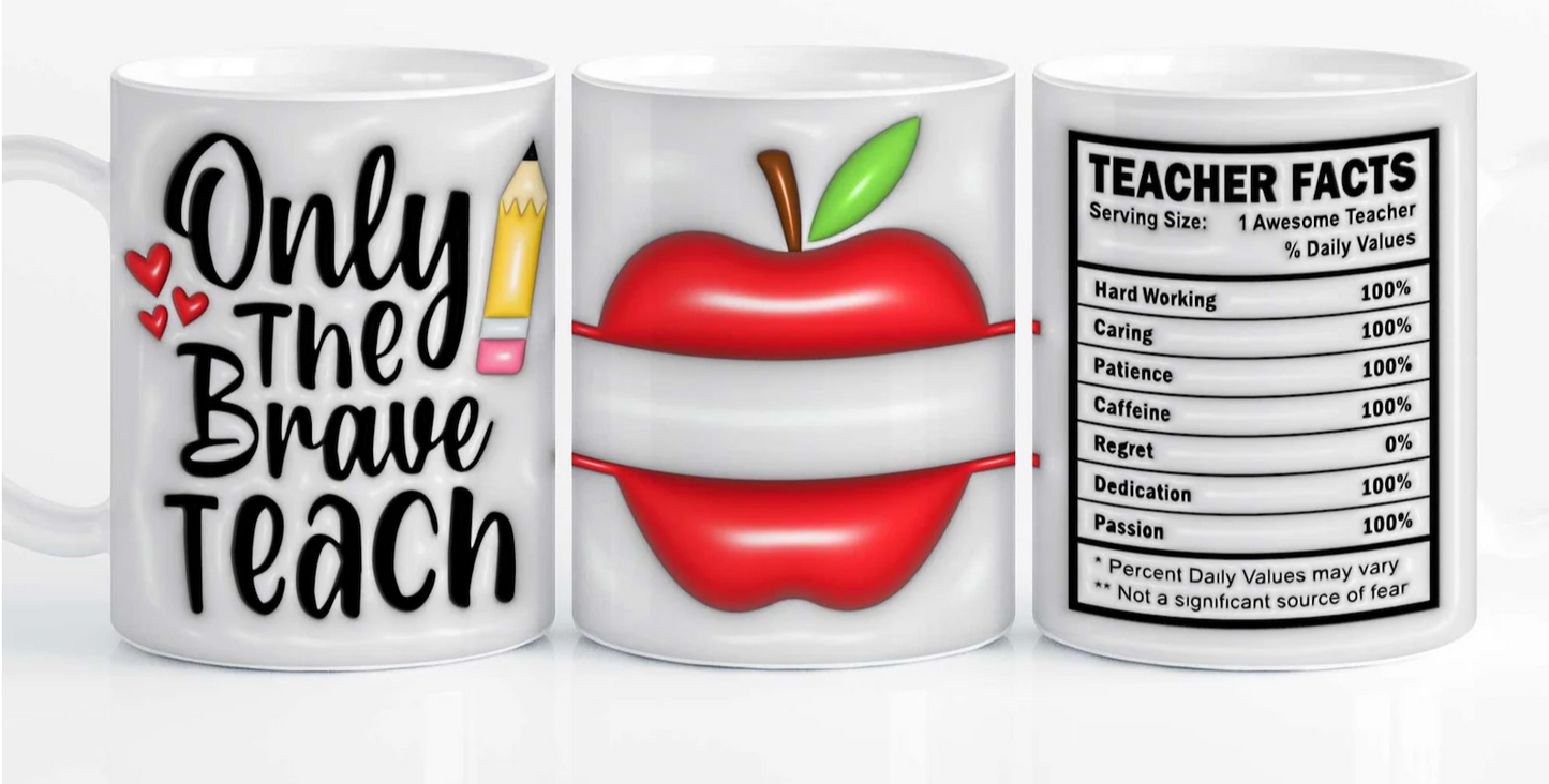 Only the Brave Survive Mug (3D)