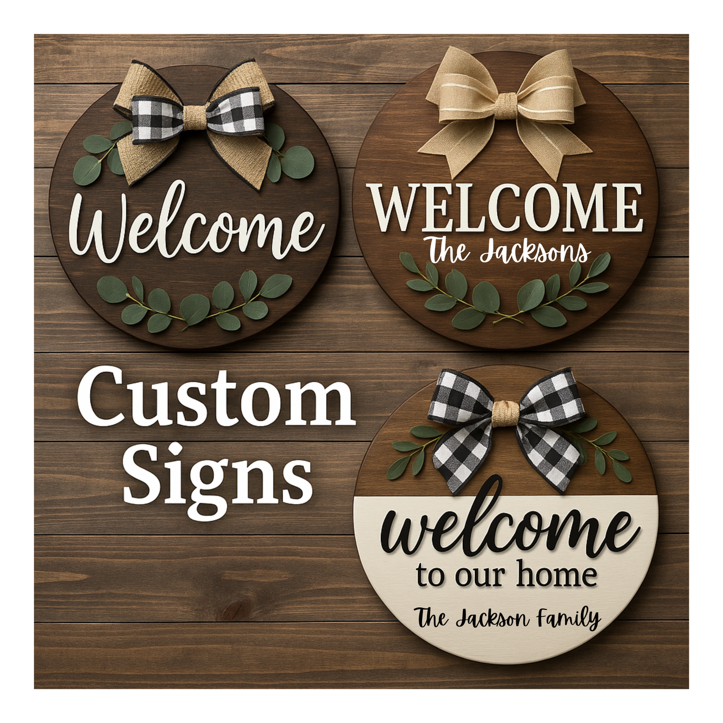 Custom Round Signs