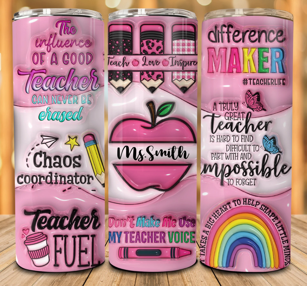 20 oz. Stainless Steel Teacher Fuel Tumbler