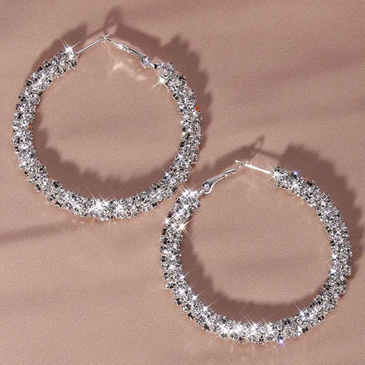 Silver Plated Hoop Earrings