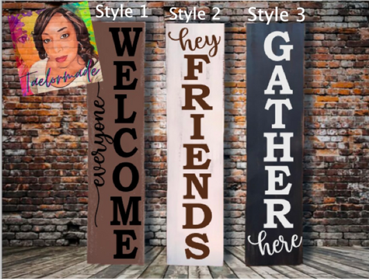 Door Vertical Signs - (PICK UP ONLY)