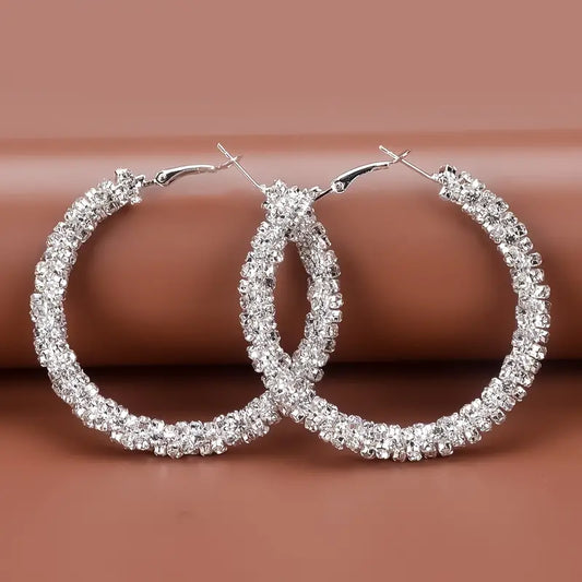 Silver Plated Hoop Earrings