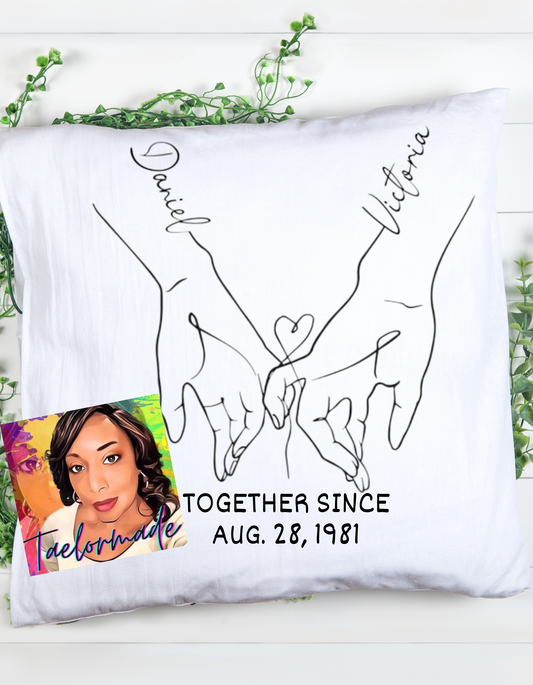 Personalized Couple's Pillow