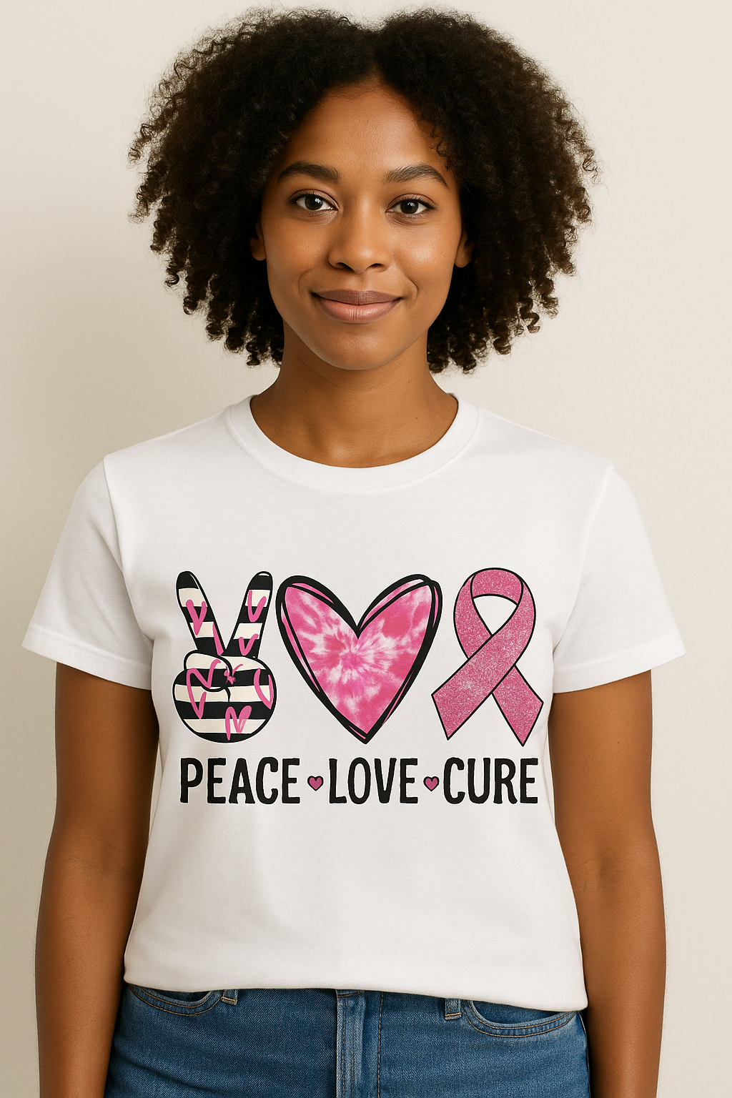 Peace, Love, Cure Shirt - DTF