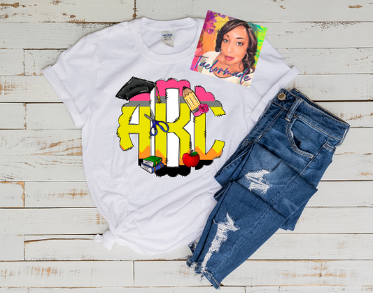 Teacher Monogrammed Shirt (Personalized)