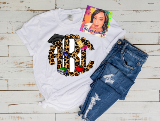 Teacher Monogrammed Shirt