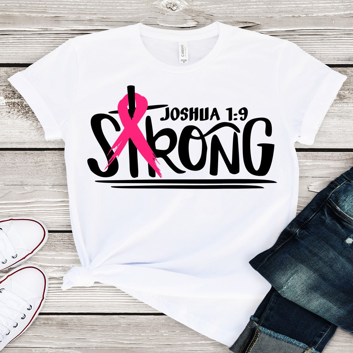 Joshua Strong - Breast Cancer Awareness Shirt - DTF