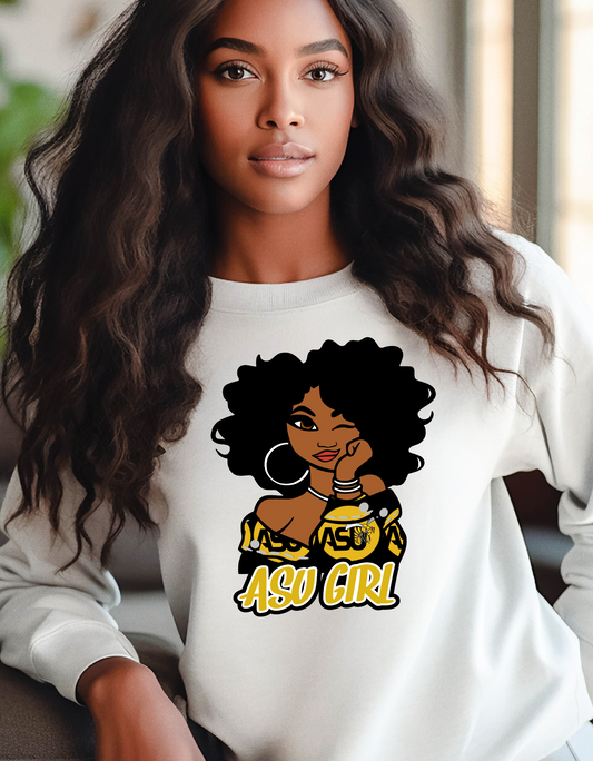 ASU Lady - DTF - (Shirt, Sweatshirt, Hoodie)