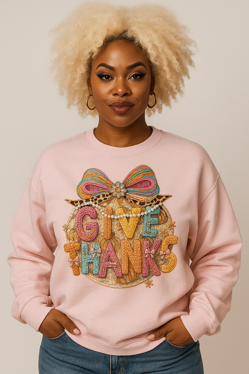 Give Thanks Sweatshirt (2) - DTF