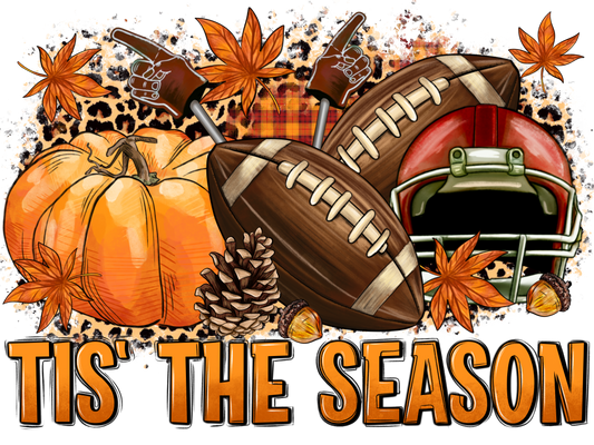 Tis the Season Football Shirt - DTF