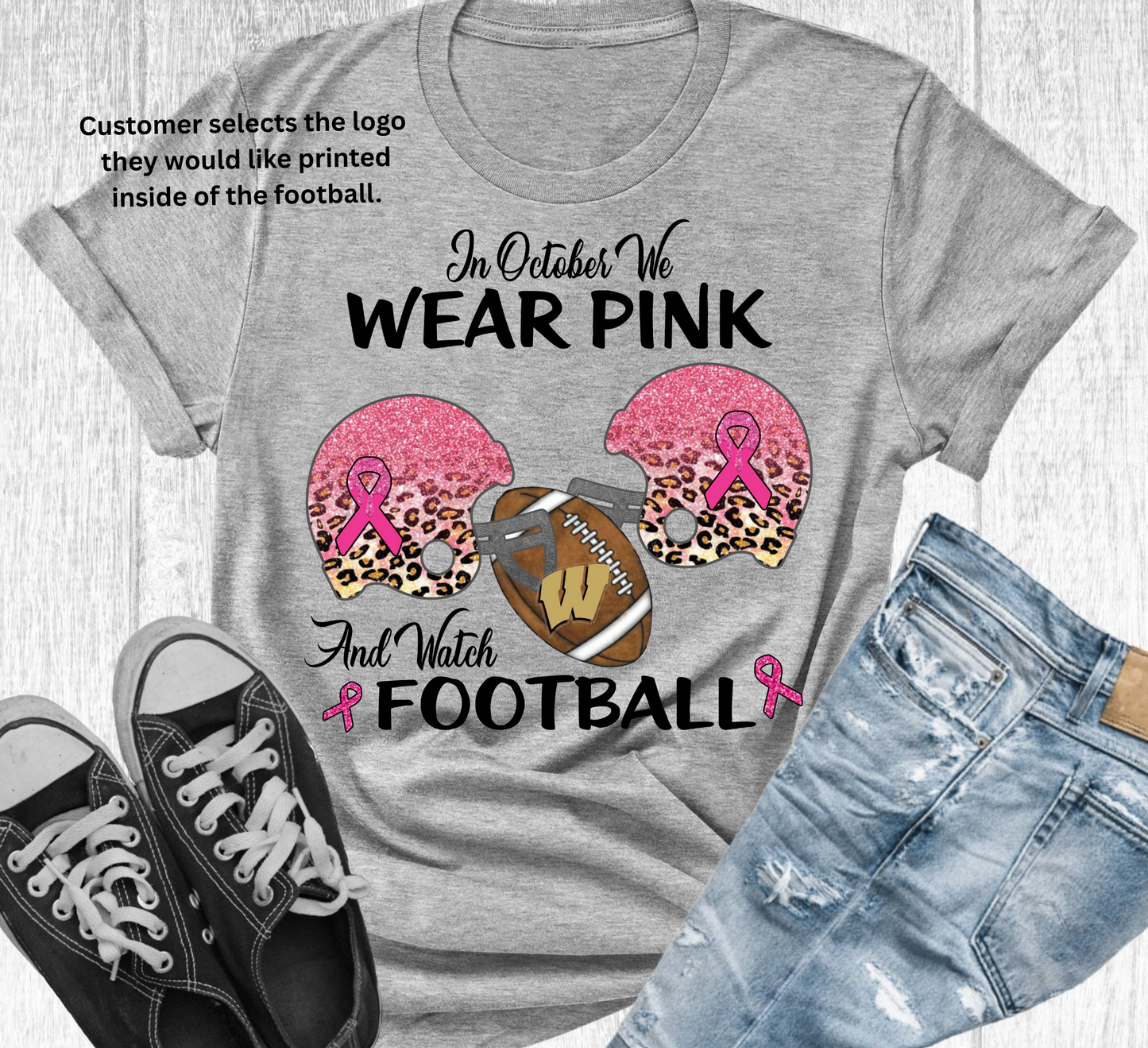 In October We Wear Pink- DTF (CUSTOM SHIRT)