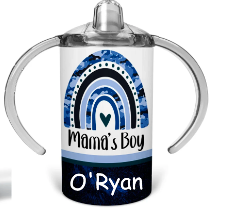 Mama's Boy Sippy Tumbler (Personalized)