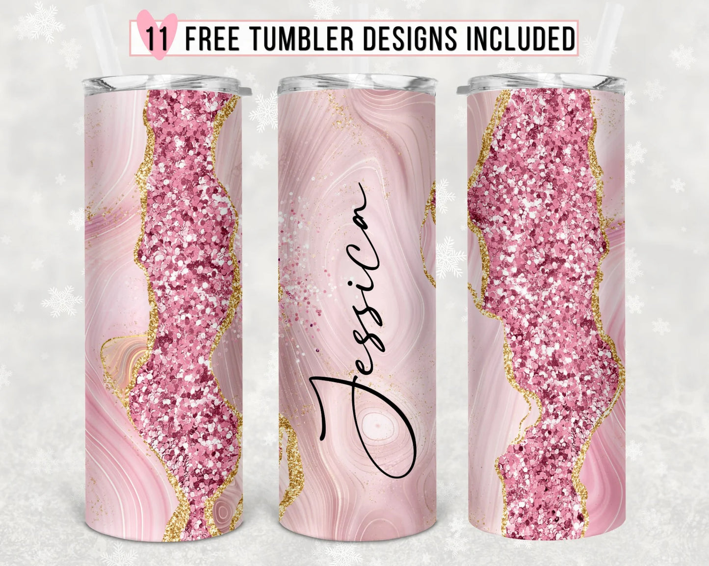 Personalized Tumbler (Pink)