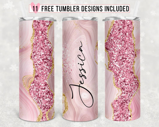 Personalized Tumbler (Pink)