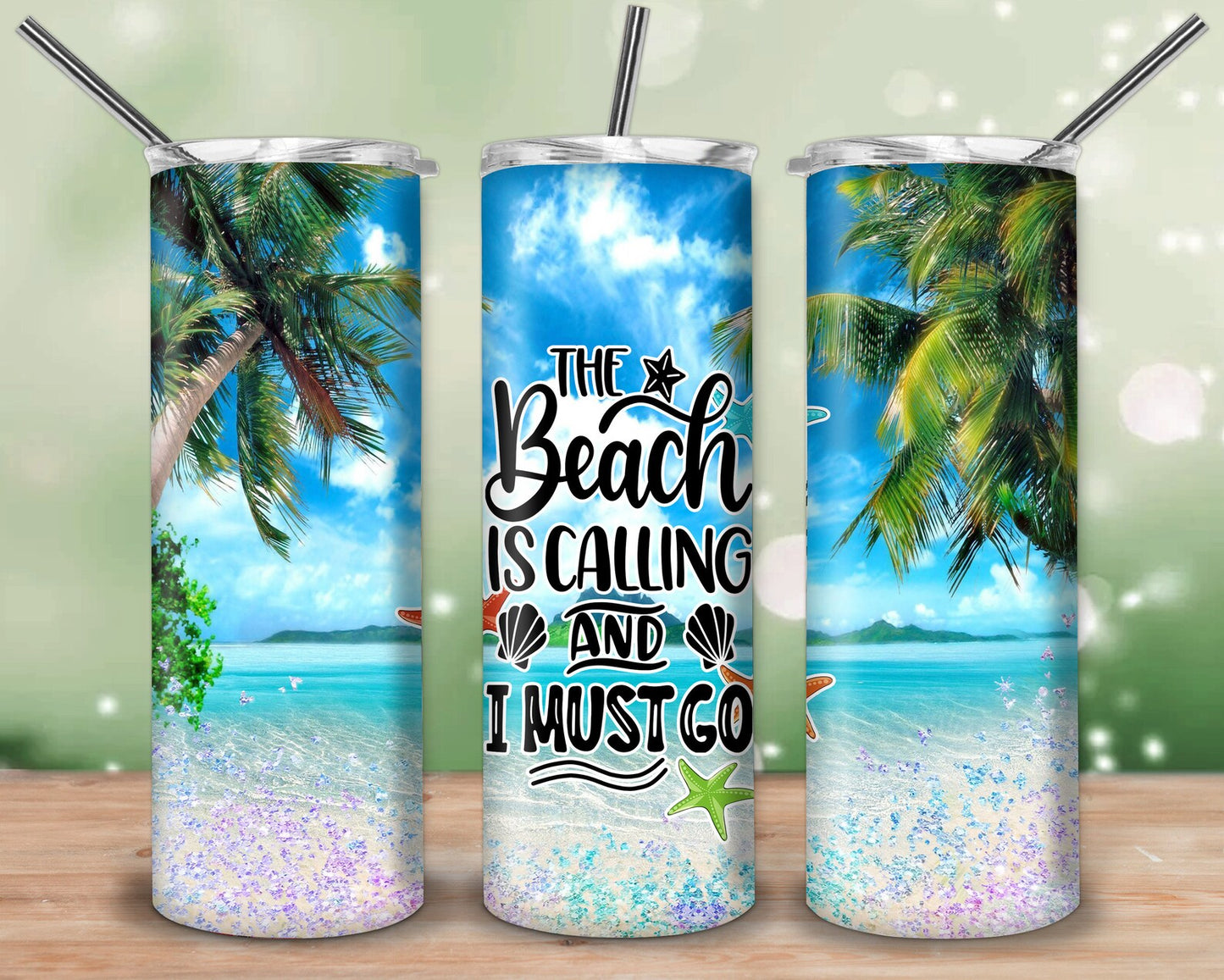 The Beach Is Calling Tumbler